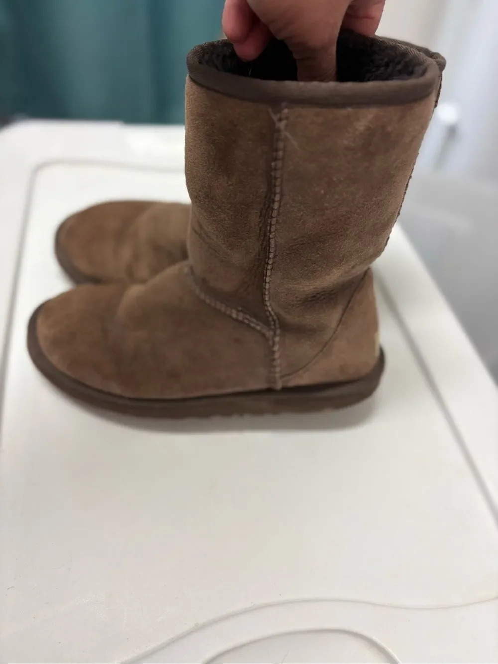 UGG Classic Short Booties Dark Brown Size 5